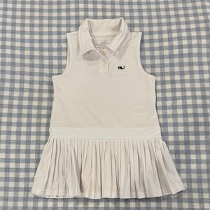 Vineyard Vines White Sleeveless Polo Dress